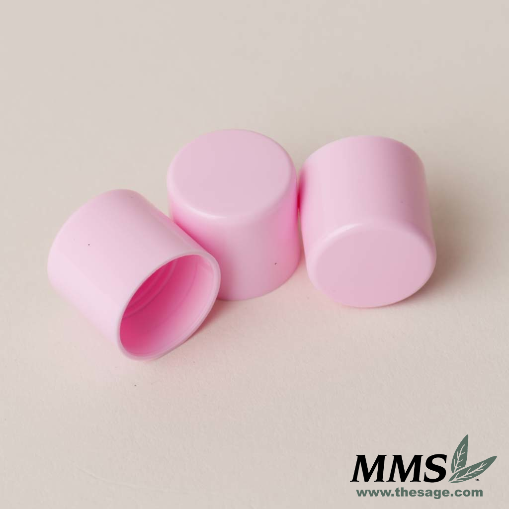 Tube Caps, Baby Pink 10 pack