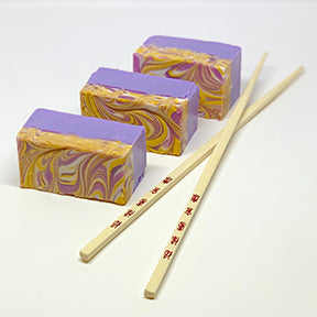 Chopstick Day Swirled Soap