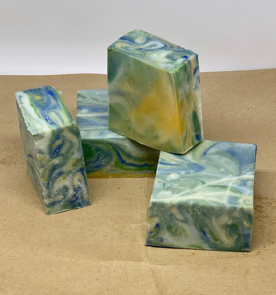 Finger Painting Day Inspired Cold Process Soap