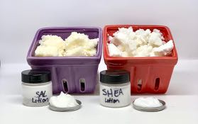 Shea Butter-Sal Butter Comparison Lotion