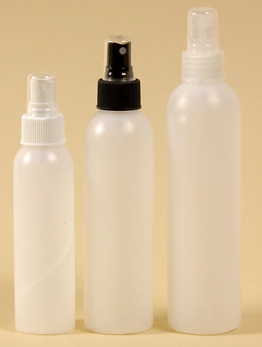 8 oz Frosted Bullet HDPE Bottles Size 24 10 pack