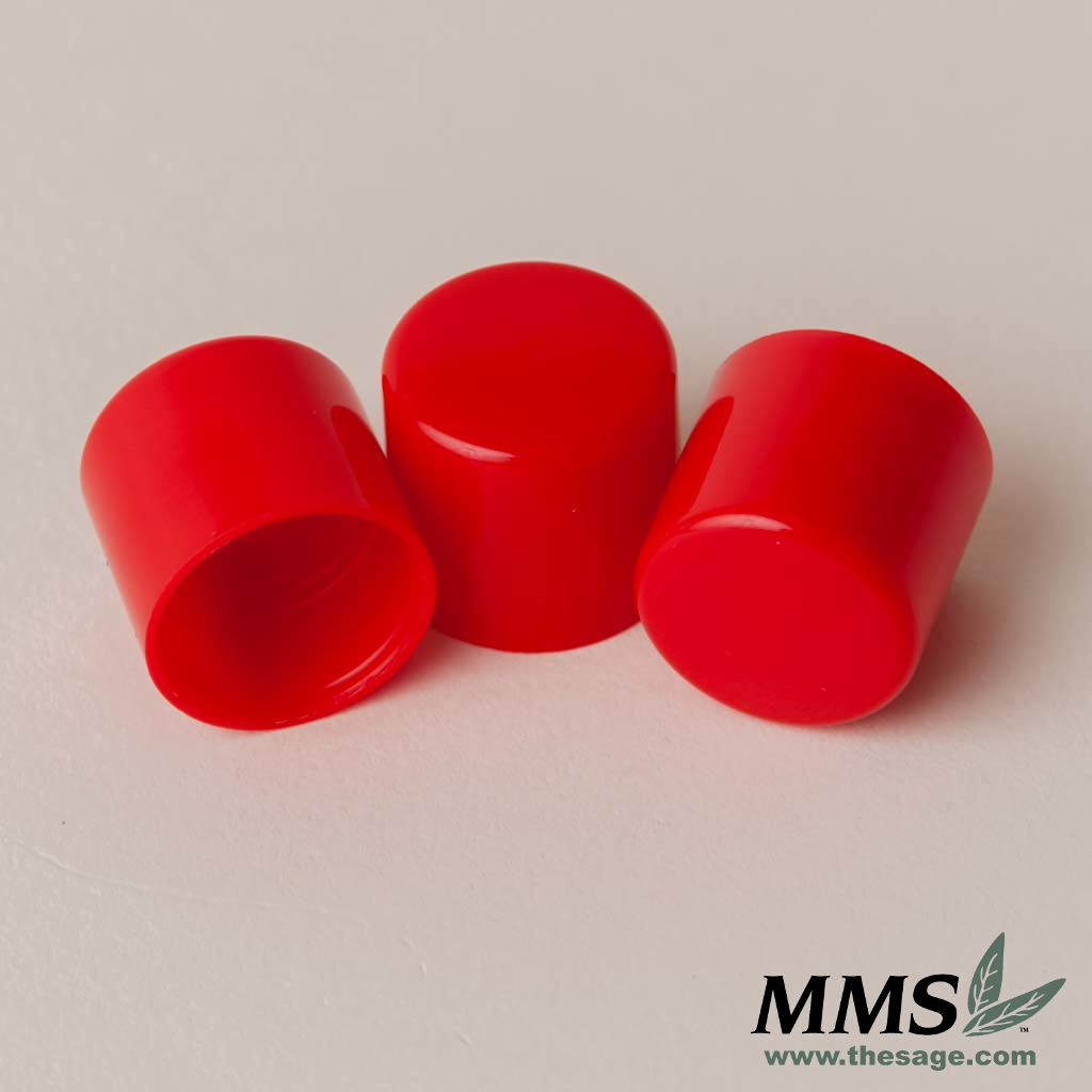Red plastic best sale end caps