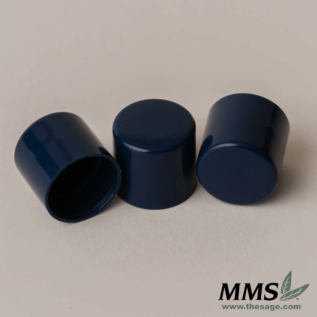 Tube Caps, Navy Blue 10 pack