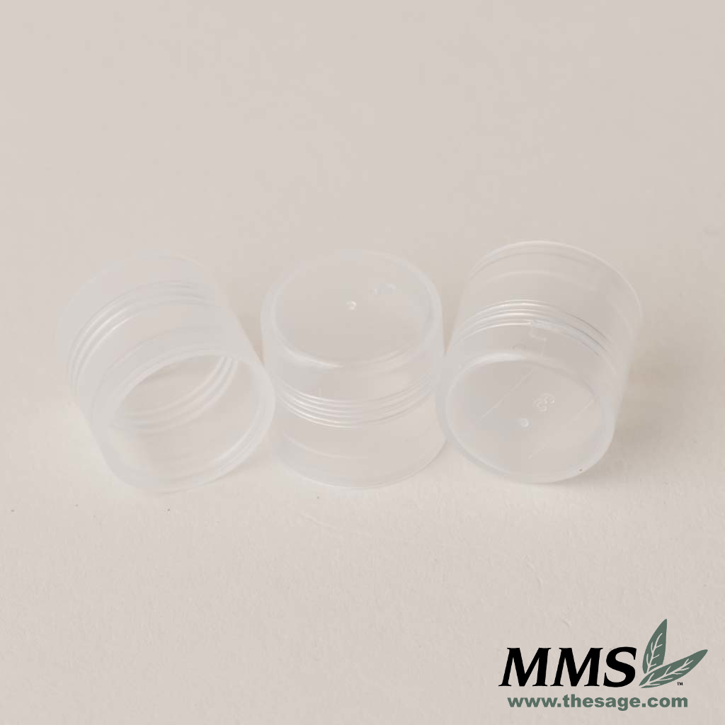 Tube Caps, Clear 10 pack