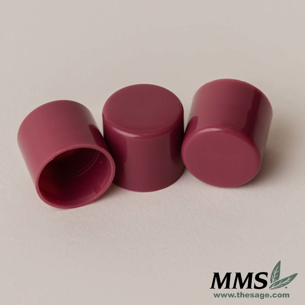 Tube Caps, Dirk's Burgundy 10 pack